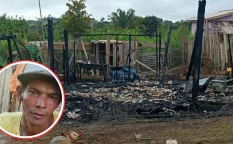 Morador morre carbonizado em Rondônia durante incêndio em residência